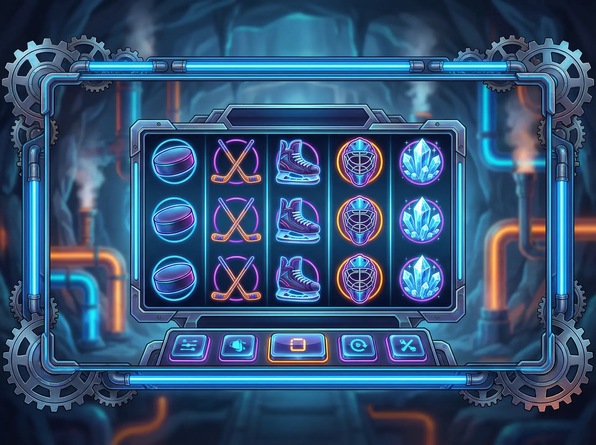 冰球突破 老虎机游戏 游戏界面与规则解析